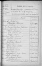 Tables décennales des mariages (1923-1932)