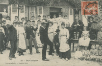 Folklore : "Scène de nos campagnes - 68 - Bal champêtre".