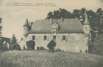 Le Lonzac : "Le Lonzac (Corrèze) - Château de Boissy - Vieux château fortifié des XIVe et XVe siècles".