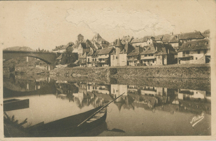 Argentat : "Gorges de la Dordogne - 7032 - Argentat (Corrèze) - le port".
