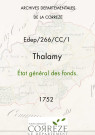 État général des fonds.