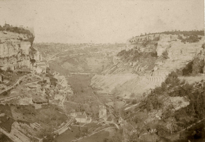 Rocamadour : vue générale.