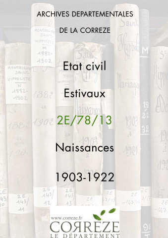 Naissances (1903-1922).