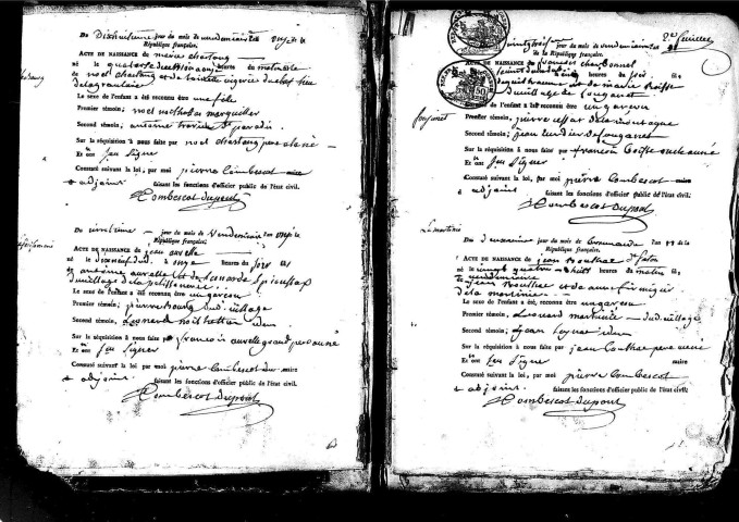 Naissances (1803-1816)