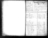 Tables décennales des naissances (1813-1822)