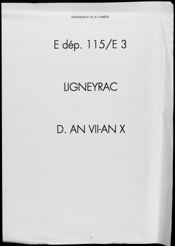 Décès (1799-1802)