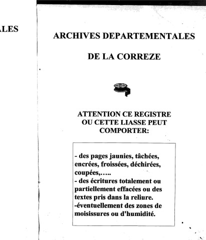 Naissances, mariages, décès (1813-1822)
