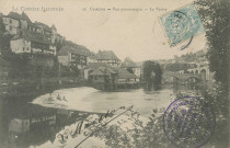 Uzerche : "La Corrèze illustrée - 56 - Uzerches - Vue panoramique - La Vézère".