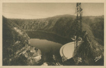 Liginiac : "Gorges de la Dordogne (Corrèze-Cantal) - 412 Bort-les-Orgues - Neuvic - Ussel- Mauriac - Barrage de Marèges (Corrèze) - Lac de Marèges - 40 millions de m3 - Longueur 15 km.".