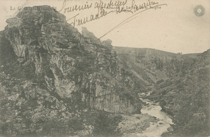 Aubazine : "La Corrèze illustrée - 38. Aubazine - Le saut de la Bergère".