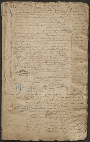 Délibérations du conseil municipal. 27 février 1790-02 avril 1791