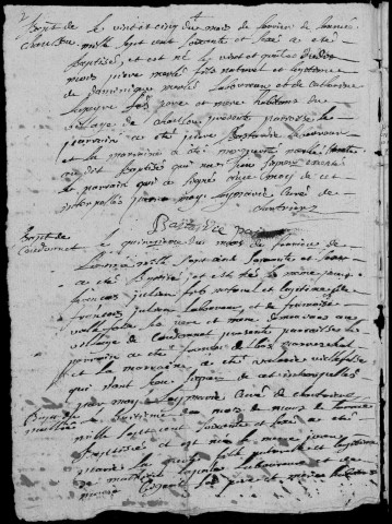 Baptêmes, mariages, sépultures (1776-1792)