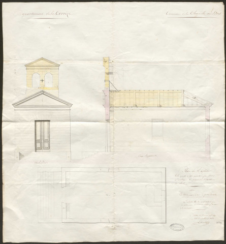 Eglise ; acquisition d'une cloche. Presbytère.