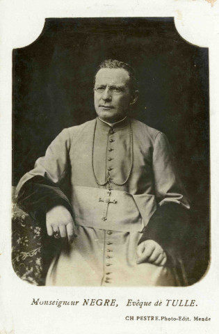 Portrait d'Albert Nègre, évêque de Tulle.