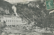 Voutezac : "235 - Corrèze - Usine électrique du Saillant". "Cette merveilleuse usine éclaire Brive et Limoges et toutes les localités dans la région entre ces deux villes".