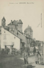 Uzerche : "Corrèze - 12 - Uzerche, rue de Paris".