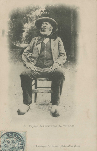 Folklore : "8. Paysan des environs de Tulle".