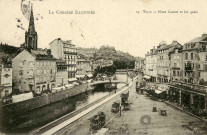 "La Corrèze Illustrée. 15 Tulle - Place Carnot et les quais".