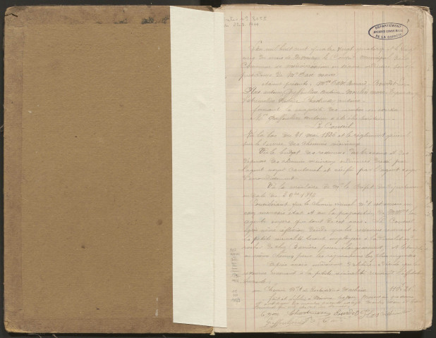 Délibérations du conseil municipal. 25 novembre 1894-21 octobre 1906