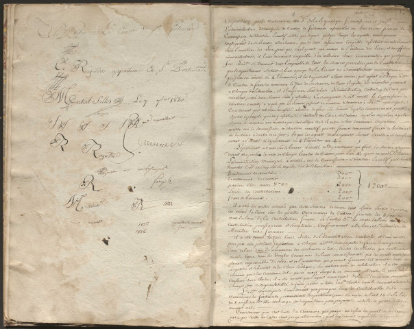 Délibérations du conseil municipal. 25 septembre 1796-22 janvier 1832