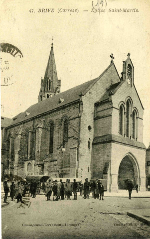 "47. Brive (Corrèze) - Eglise Saint-Martin".