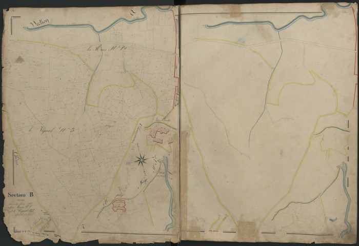 Sections B1-B3 des Rues et du Vignal