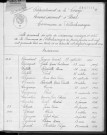 Tables décennales des naissances (1943-1952)