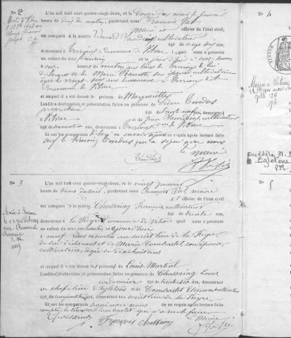Naissances (1882-1902)