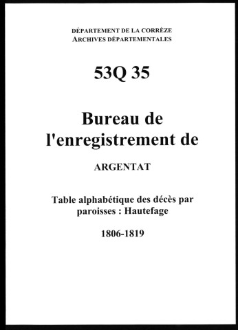 Paroisse de Hautefage