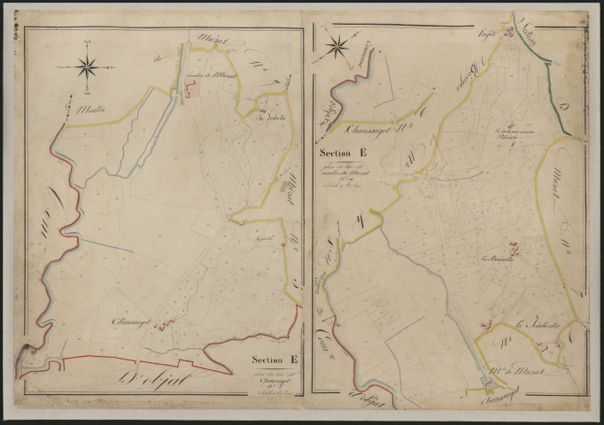 Sections E6-E7 de Chaussagot et du Moulin de Murat