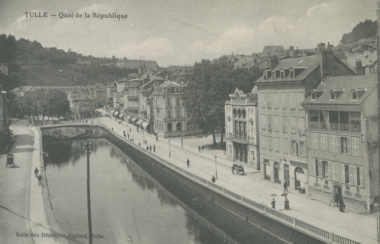 Tulle : "Tulle - Quai de la République".