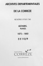 Naissances, mariages, décès (1873-1882)