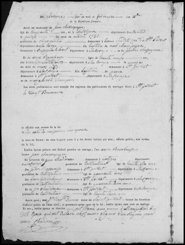 Mariages (1803-1848)