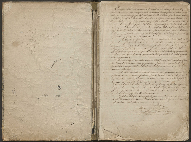 Délibérations du conseil municipal. 20 mai 1860-09 juin 1895