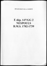 Baptêmes, mariages, sépultures (1702-1739)