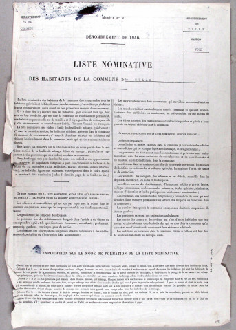 Rue d'Arsonval, rue Jean Artel, quai Baluze, rue de la Barrière, impasse des Jardins, rue de La Barussie, impasse du Ruisseau, avenue de la Bastille, rue de la Baylie, impasse Saint-Bernard, rue de Saint-Bernard, avenue de Bournazel, boulevard Clémenceau.