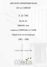Répertoire chronologique : 7 octobre 1883-9 janvier 1886