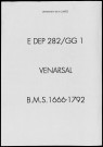 Baptêmes, mariages, sépultures (1666-1792)