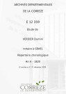 Répertoire chronologique : 2 ventôse an V-31 décembre 1820