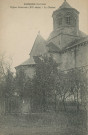 Aubazine : "Aubazine (Corrèze) - Eglise abbatiale (XIIe siècle) - Le clocher".