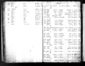Tables décennales des mariages (1833-1842)