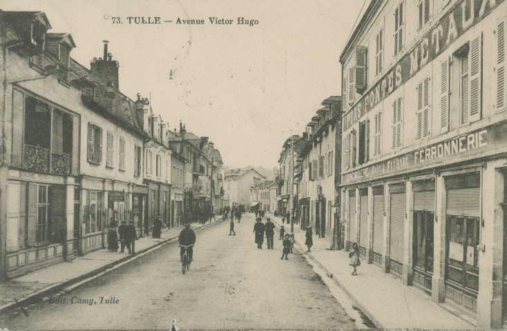 Tulle : "73. Tulle - Avenue Victor Hugo".
