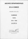 Naissances, mariages, décès (1813-1822)