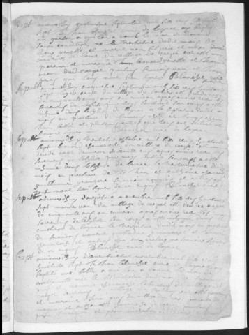 Baptêmes, mariages, sépultures (1687-1762)