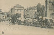 Tulle : "Tulle - 10 - La place du marché".