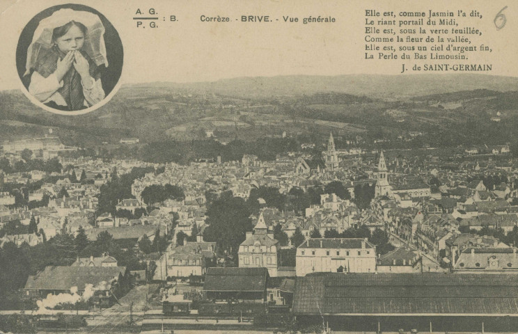 Brive-la-Gaillarde : "Corrèze. - Brive. - Vue générale".
