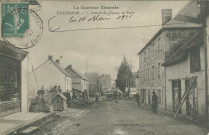 Eygurande : "La Corrèze illustrée - Eygurande - 7. Avenue du champ de foire".