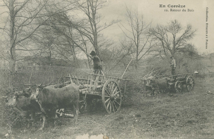 Folklore : "En Corrèze - 12. Retour du bois".