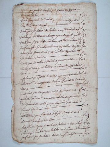 Répertoire chronologique : janvier 1763-décembre 1774.