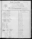 Tables décennales des naissances (1933-1942)